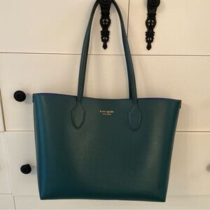Kate Spade Green Leather Tote Bag NWOT